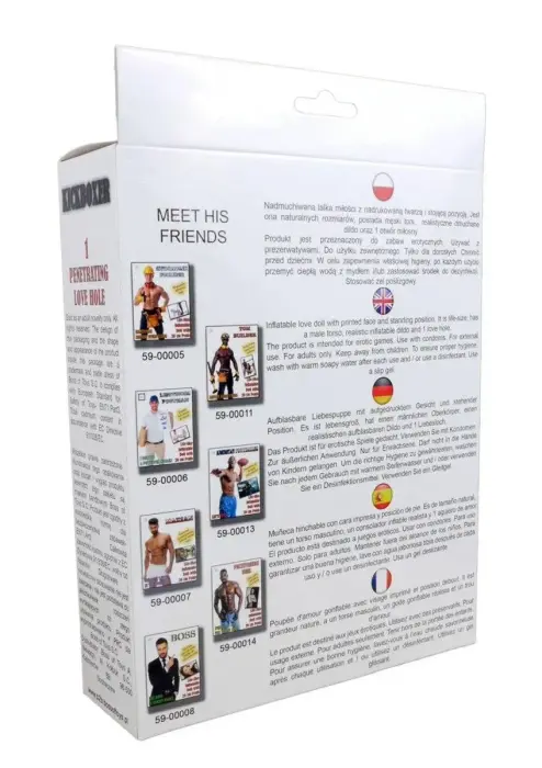 Kickboxer vīriešu piepūšamā lelle – 165 cm Foto 6