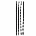 Ouch! Silicone Dilator Set Flexible Medical-Grade 5 Sizes Black — Photo 1