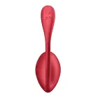 Satisfyer Shiny Petal app-juhitav kantav vibraator – 15 cm – punane — Foto 4