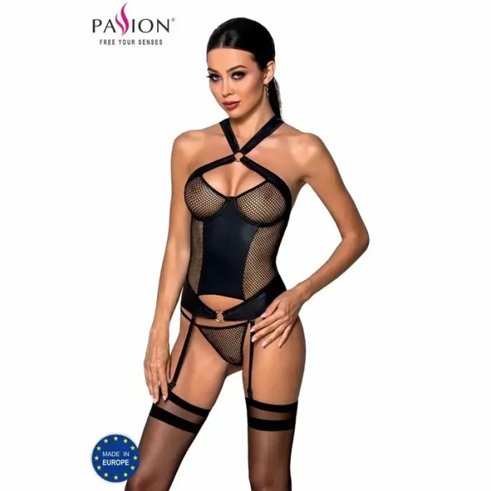 Passion Amanda Corset – Black – L/XL