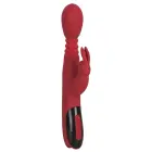 Triušio vibratorius – 26.5 cm (10.4″) – raudonas — Nuotrauka 2