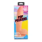 POP realistlik dildo munandite ja iminapaga – 21 cm (8.25″) – värviline — Foto 2