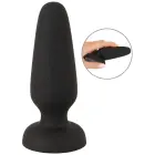 Black Velvets Liquid Silicone анальная пробка M – 11.2 cm – Черный — Фото 2