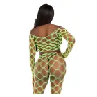 Net Crop Top and Footless Tights — Foto 4