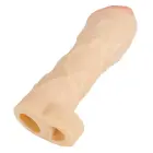 You2Toys Thicker & Bigger Extension Haut locekļa uzmava – 17 cm – miesas krāsa — Foto 4