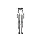 Shredded Suspender Pantyhose – One Size – Black — Photo 11