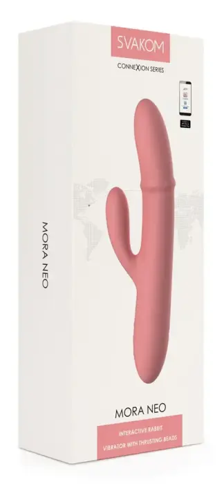 SVAKOM Mora Neo кролик-вибратор – 19.5 cm (7.7″) – розовый
