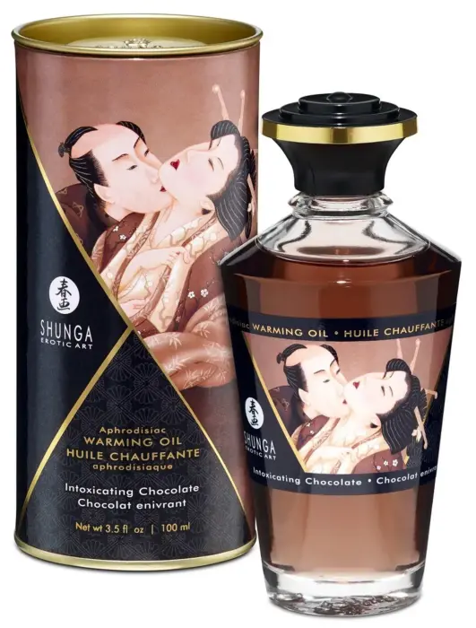Shunga Intoxicating Chocolate Warming Massage Oil – 100 ml