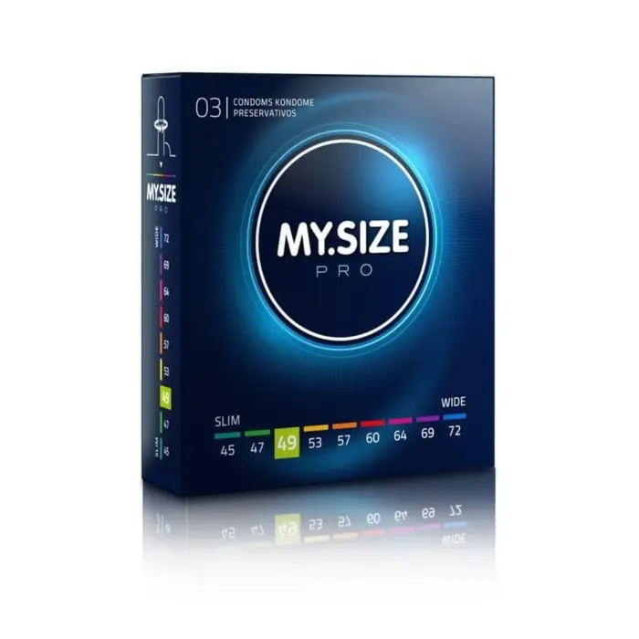 MY.SIZE Pro 49 mm Condoms – 3 pcs.