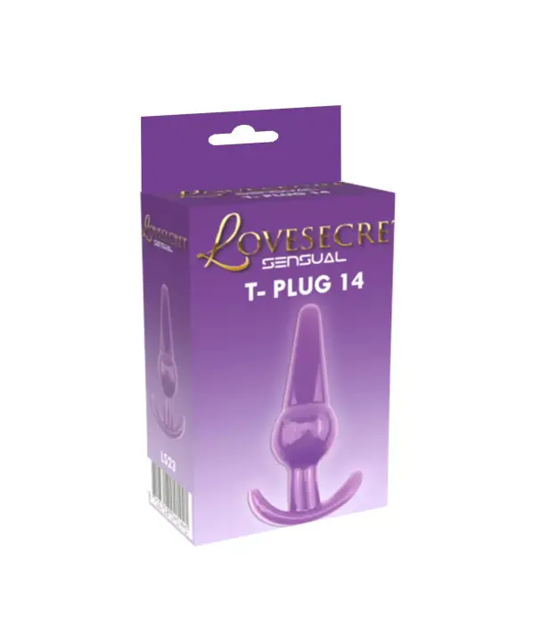 Lovesecret Sensual T-Plug 14 Фиолетовый – 12.6 см – Purple Фото num