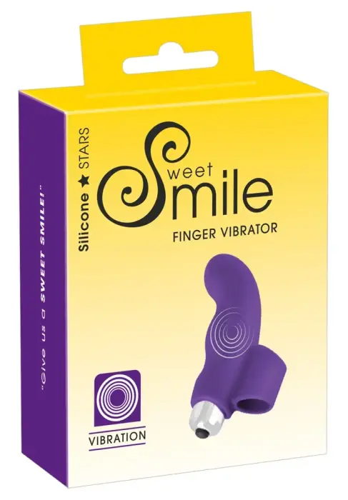 Sweet Smile пальчиковый вибратор – 9.3 cm (3.7″) – фиолетовый