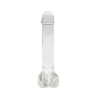 Stikla dildo – 17 cm (6.7″) – Gluds — Foto 6
