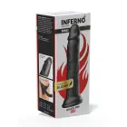 INFERNO Reālistisks dildo – 23 cm (9″) – Melns — Foto 3