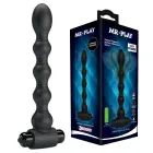MR PLAY vibrējošs anālais spraudnis ar 10 funkcijām – M – melns — Foto 1