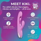Good Vibes Only triušio vibratorius Moving Finger – violetinis — Nuotrauka 2