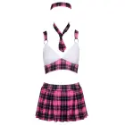 Cottelli Costumes School Uniform Set – XL – Pink-Black-White Chequered — Photo 7