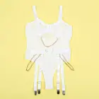 Subblime 954291 Bodysuit with Chains & Garter Belt – White – L/XL — Photo 8