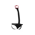 MOB Tuxedo Lace Thong – Black – S/M — Photo 7