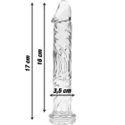 Ibiza Nebula Series Model 12 Glass Dildo – 17 cm (6.7″) – Clear — Photo 3