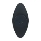 Tri Bulb вибрирующий силиконовый анальный штекер – Черный Фото num