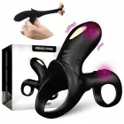 ARMONY Ranger Double Vibrator Ring for Couples – Black — Photo 5