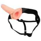 Real Rapture Dobais Reālistiskais Strap-On Dildo – 20 cm (8″) – Miesas krāsa — Foto 3