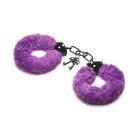 Cuffed in Fur пушистые металлические наручники – фиолетовые — Фото 10