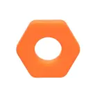 Alpha Prolong Sexagon Ring – Orange — Photo 1