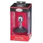 MALESATION Chrome Anal Plug with Suction Cup – S – Grey — Photo 6