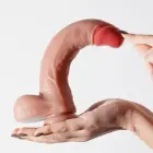 Inviktus реалистичный дилдо с присоской – 23 cm (9″) – телесный — Фото 8