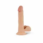 Real Fantasy Felix reālistisks dildo ar piesūcekni – 22 cm (8.7″) – miesas krāsa — Foto 1