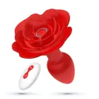 Giulietta - Rotating Anal Rose Plug with Remote Control – 7.7 cm – Red — Photo 8
