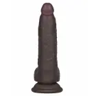 LoveToy Sliding Skin Pro II – divslāņu reālistisks silikona dildo – melns – 17,8 cm (7'') — Foto 6