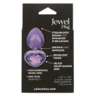 Diamond Heart anaaltapp S – 6 cm (2.4″) – Lilla — Foto 3
