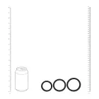LEVELZ Wide O Silicone Ring Set L/XL/XXL Black – 3-Pack — Photo 4