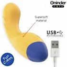ONINDER CUTE Love Buddy App-Controlled Vibrator – 14 cm (5.5″) – Yellow — Photo 7
