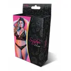 Exposed by Magic Silk Underwired Bralette and Panty Set – Black – XXL — Photo 1