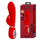 PRETTY LOVE Prescott Red Rabbit Vibrator – 18 cm — Photo 1