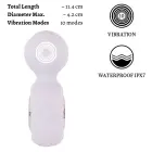beau cœur Celoro Mini Wand Vibrator – 11.4 cm (4.5″) – Pink — Photo 10