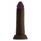 SHAFT Model J 6.5" Skystojo Silikono Intiminis Prietaisas Mahagoninė Spalva — Nuotrauka 3