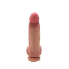 Kiotos COX reālistisks dzīslains dildo ar piesūcekni un strap-on saderību – 20 cm (8″) – miesas krāsa — Foto 6
