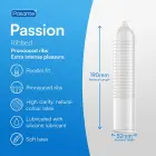 Pasante Ribbed Passion Condoms – 12 pcs — Photo 3