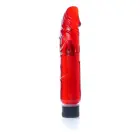 Juicy Jelly многоскоростной реалистичный вибратор – 22 см – красный — Фото 1