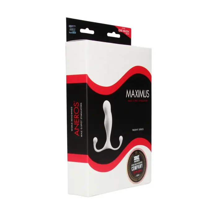 Maximus Trident dildo – 23+ cm – Balts
