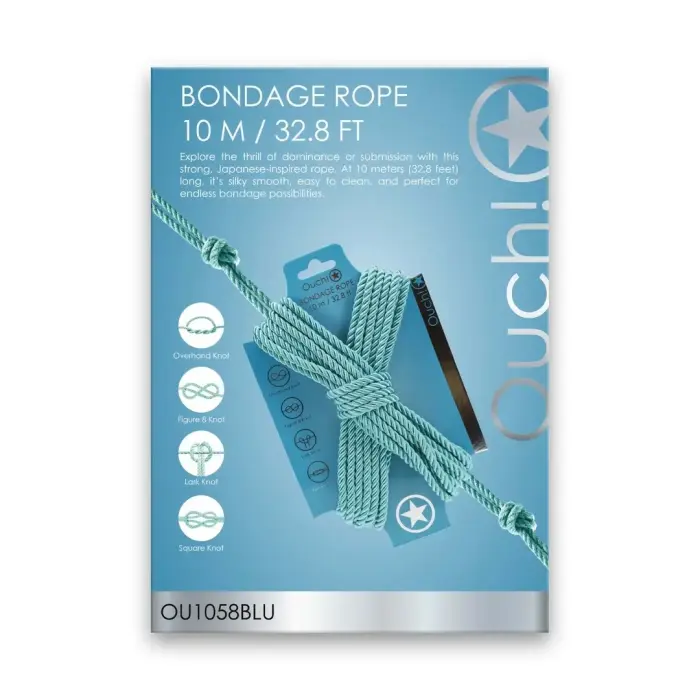 Ouch! OU1058BLU – silikoonist intiimne seade – sinine – suur
