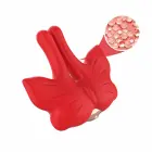 ARMONY magnetilised nibuklambrid Butterfly Shape – punased, 9 vibratsioonirežiimi — Foto 6
