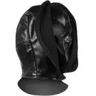 Zip-up Bondage Mask – Black — Photo 8