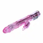 BAILE Throbbing Bunny Rotator Rabbit Vibrator – 29 cm (11.4″) – Pink — Photo 3