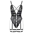 Cottelli Lingerie кружевное боди – чёрное – L — Фото 8