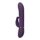 Nari - Vibreerivate ja pöörlevate helmestega G-punkti jänese vibraator – 18 cm (7″) – lilla — Foto 2